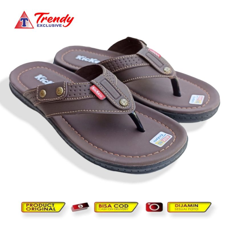 sandal pria japit premium / sandal pria kekinian / sandal cowok distro / sandal cowok japit