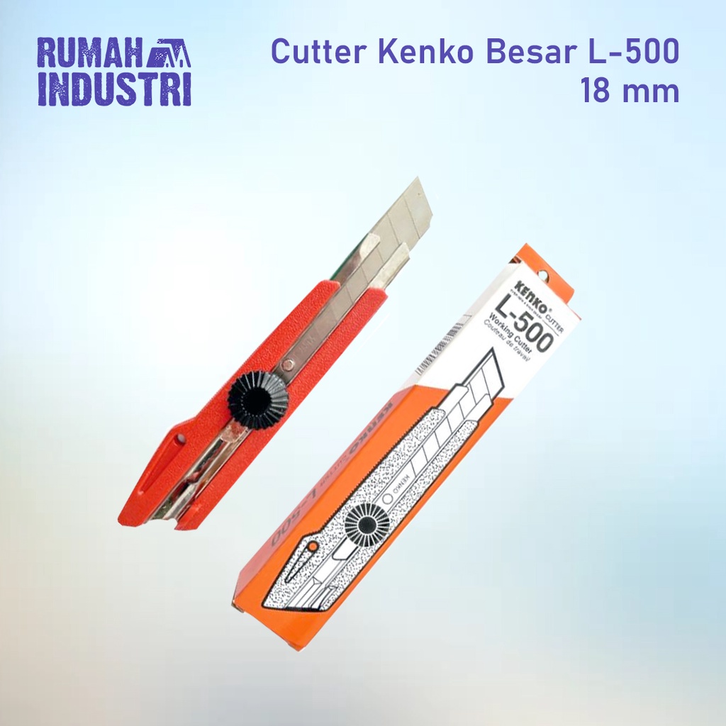 

UMUM! Pisau Cutter Kenko Besar 18 mm L-500