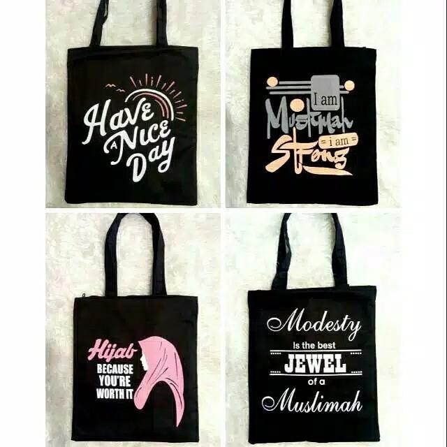 Tas Selempang Wanita Hijab Muslimah RSB / Tote Bag Hijab Muslimah RSB / Tas Bahu Wanita / Tote Bag
