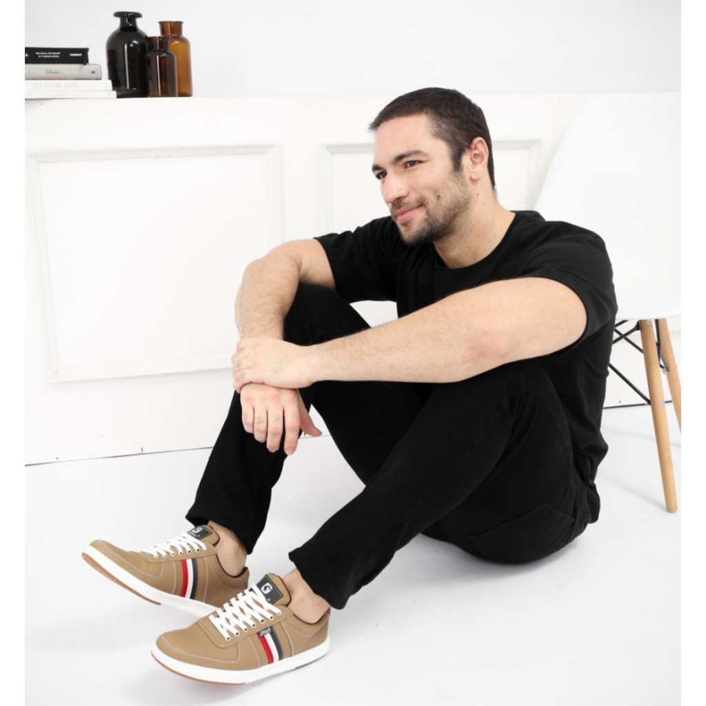 PROMO !!!Sepatu SNEAKERS Pria Original GEOVELLI COD bayar ditempat-5