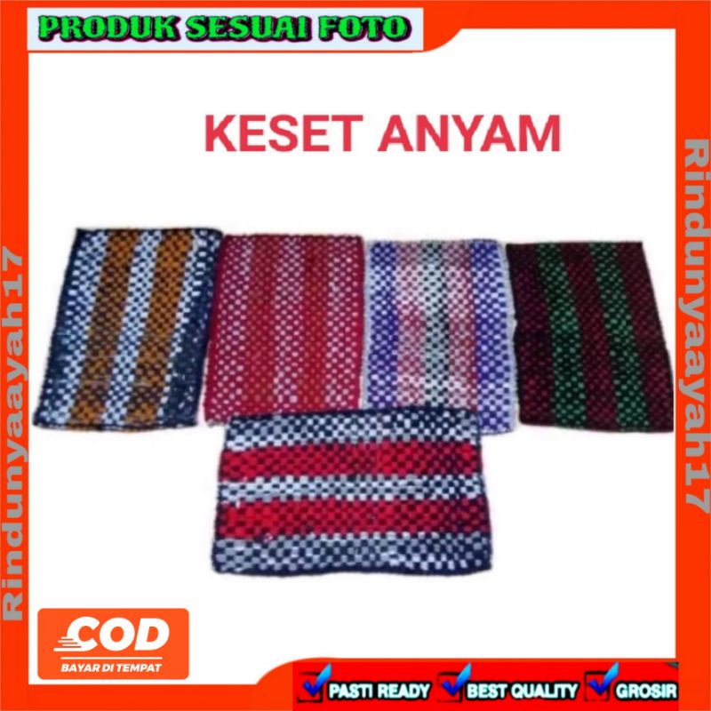 KESET ANYAM KESET KAMAR MANDI