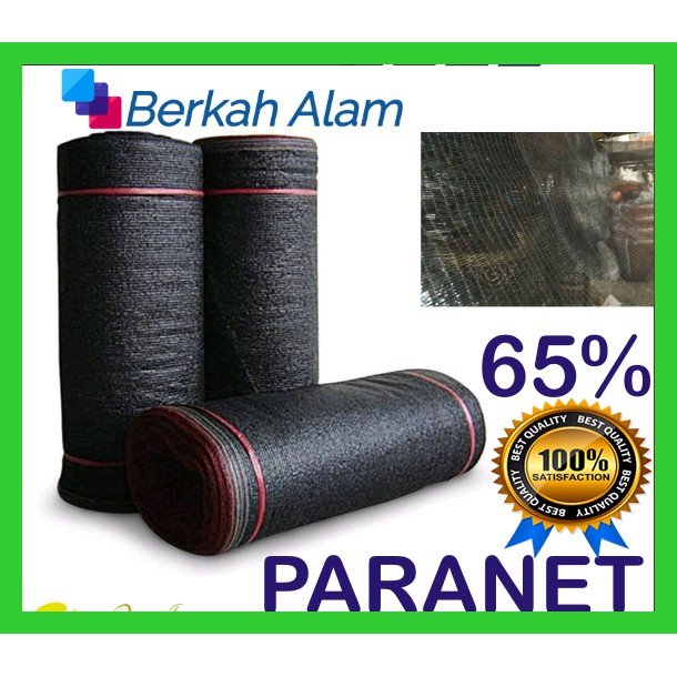 Paranet Warna Hitam( 65% -70% , Lebar 3 Meter)