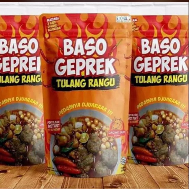 

Bakso aci geprek tulang rangu