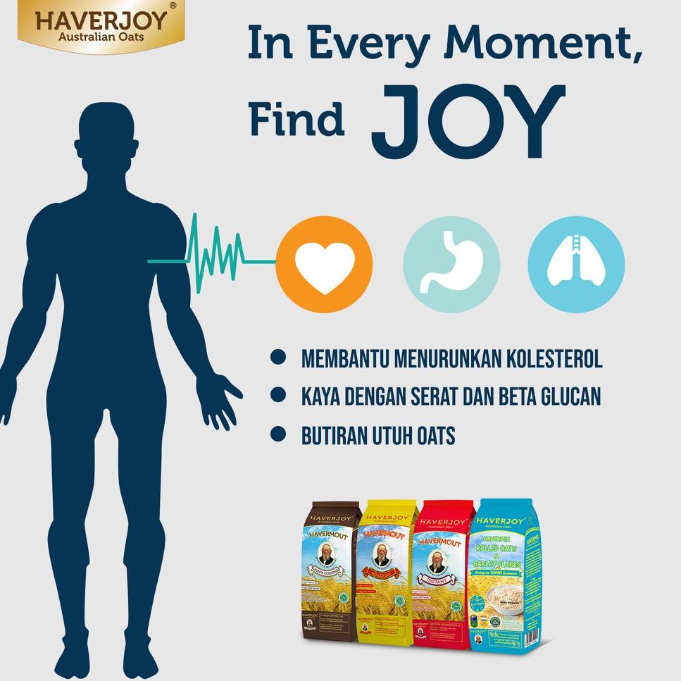 

bwc77 Haverjoy Weekly Pack Instant Oats 1kg - 2 Pcs !