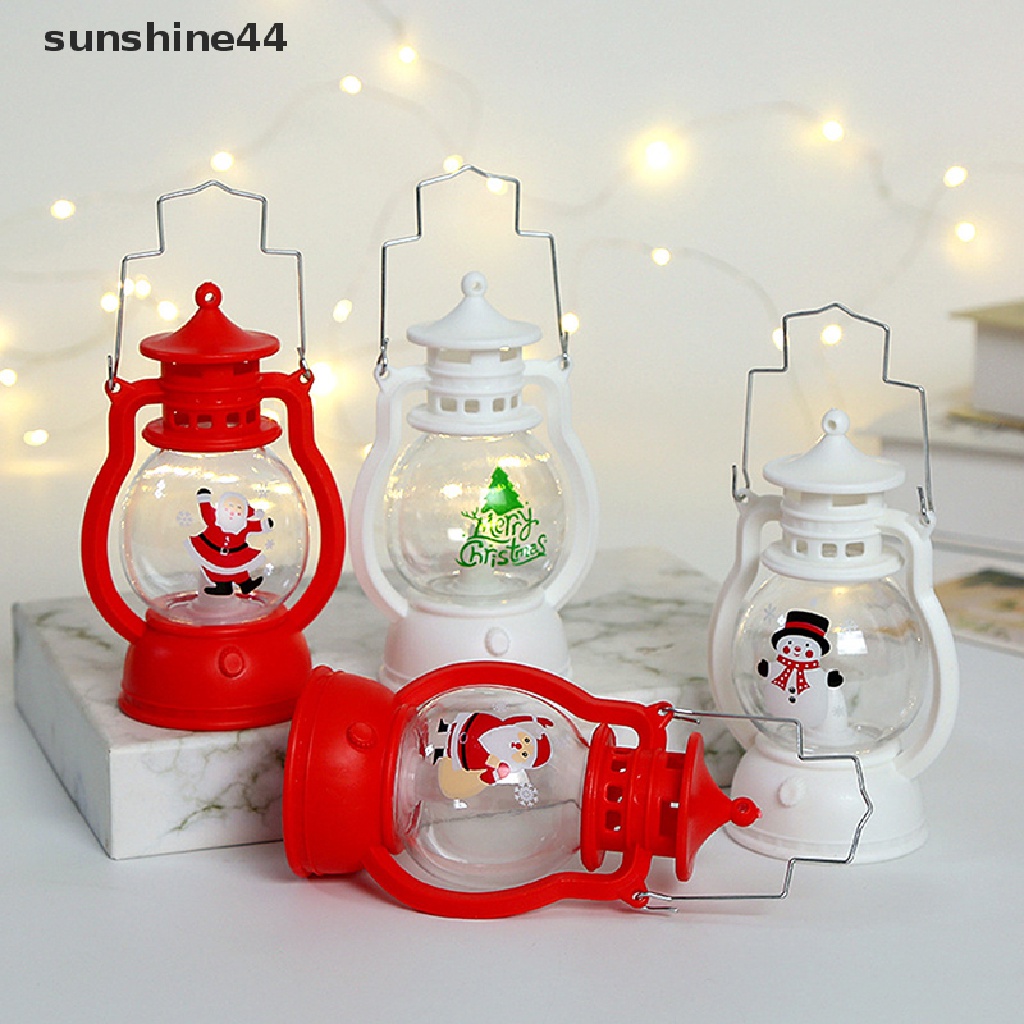 Sunshine Lampu Lentera Minyak Tanah Gaya Retro Untuk Dekorasi Natal / Tahun Baru