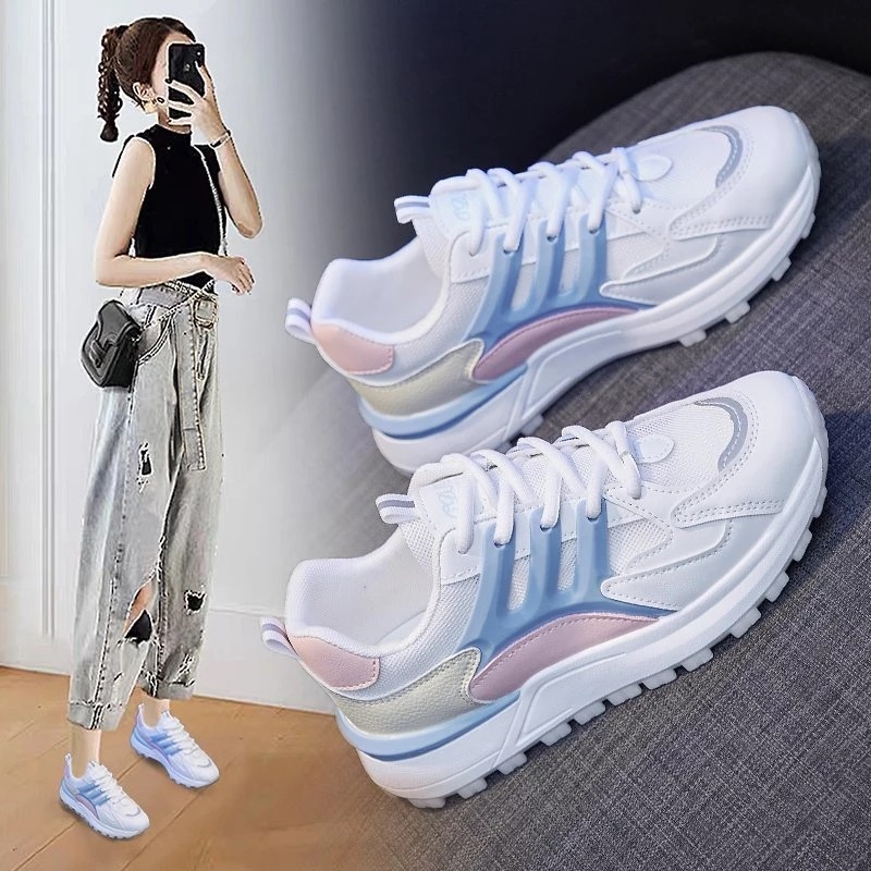 Sepatu Sneakers Casual Wanita SPORT IMPORT Model Sepatu Korean Terbaru wanita Type AR-909