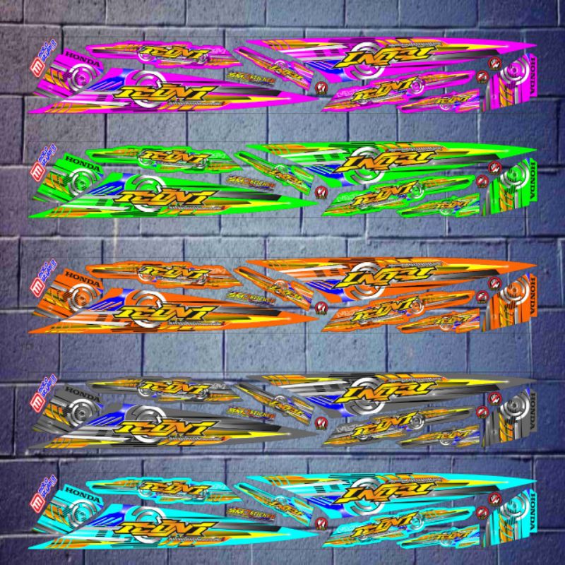 STICKER BEAT KARBU STRIPING BEAT KARBU