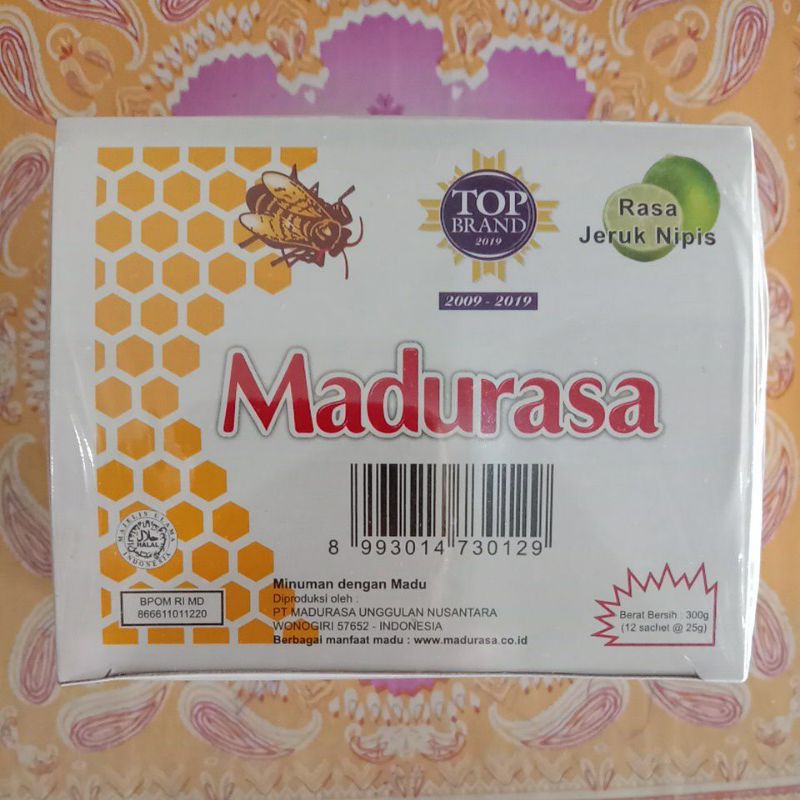 

Madurasa / Madu rasa jeruk nipis / Madurasa Jeruk nispis sachet