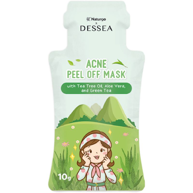 GEN - Peel Off Mask Dessea X Naturgo 10gr BPOM / Peel Off Mask Dessea 10gr