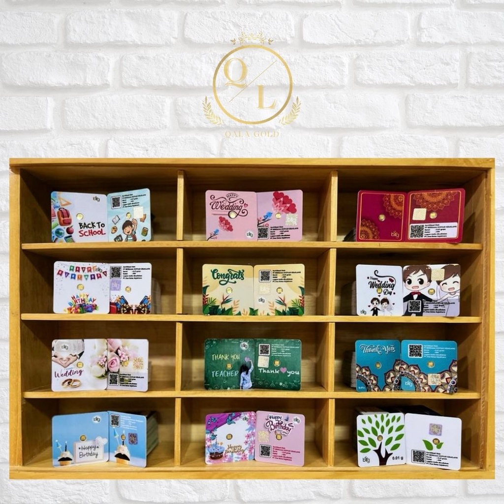 Logam Mulia LM Emas Mini Emasin BIG Gold Minigold 24K Gift Series, 0,01 | 0.01 gram