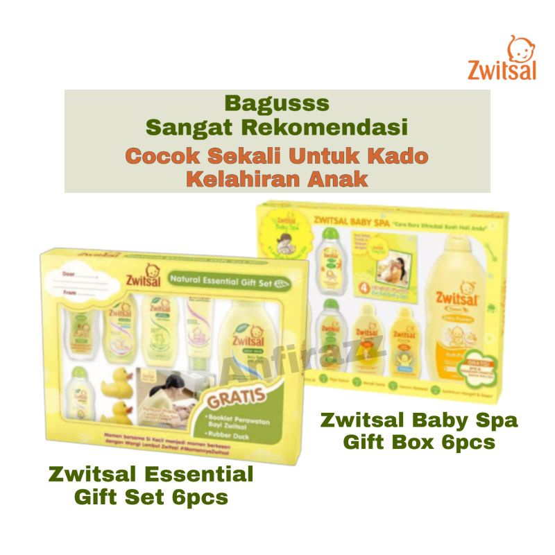 Jual Zwitsal Natural Essential Gift Set Paket Kado Perawatan Bayi Isi