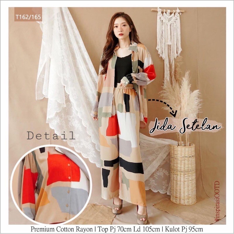 JIDA ONE SET / SETELAN NAJMA RAYON