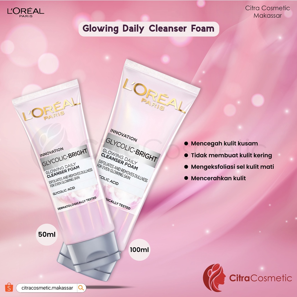 Loreal Glycolic-Bright Series Cleanser | Cream | Serum | Mask