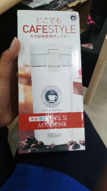 Thermos - Termos Travel Double Wall Stainless Steel Vacuum Cup Travel Mug B46