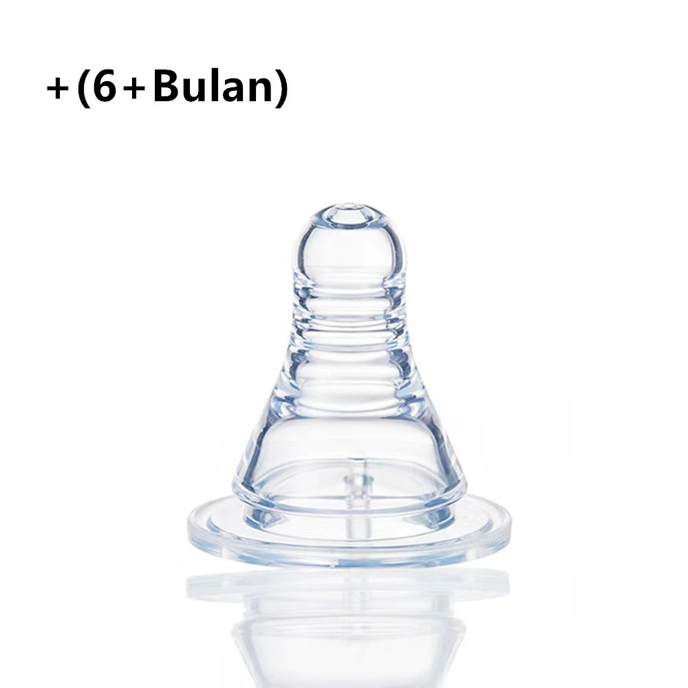 MOMMYCARE Pigeon Silikon Dot Pengganti BPA FREE empeng bayi Slim Neck-#A53 +(2+Bulan)