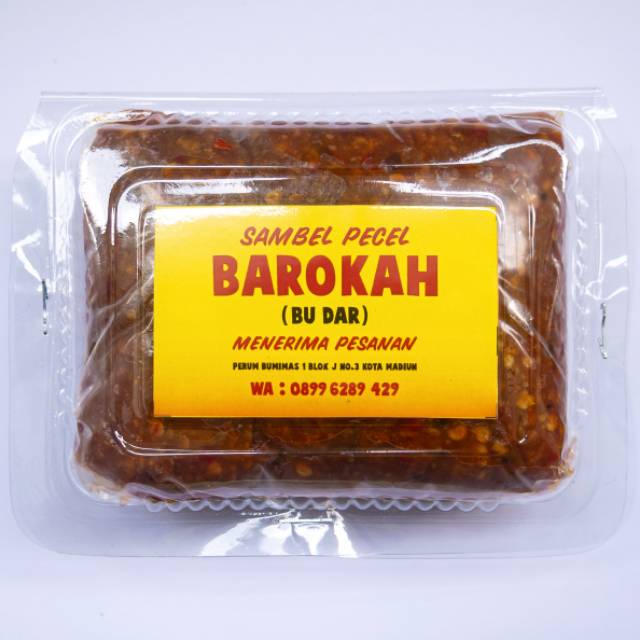 

Sambel Pecel Barokah Bu Dar Asli Madiun