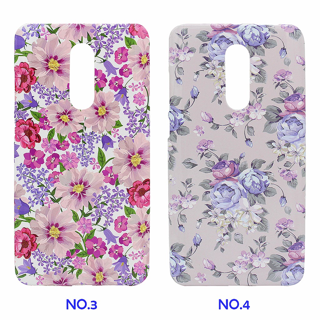 Soft Case Fancy Xiaomi Redmi Note 4 Aru Original Motif Bunga