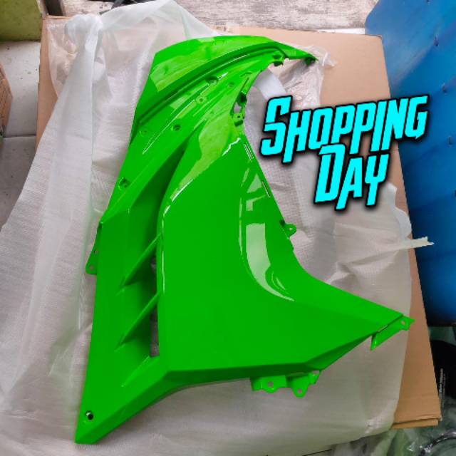 Fairing fering body samping kanan ninja250FI se hijau ORIGINAL