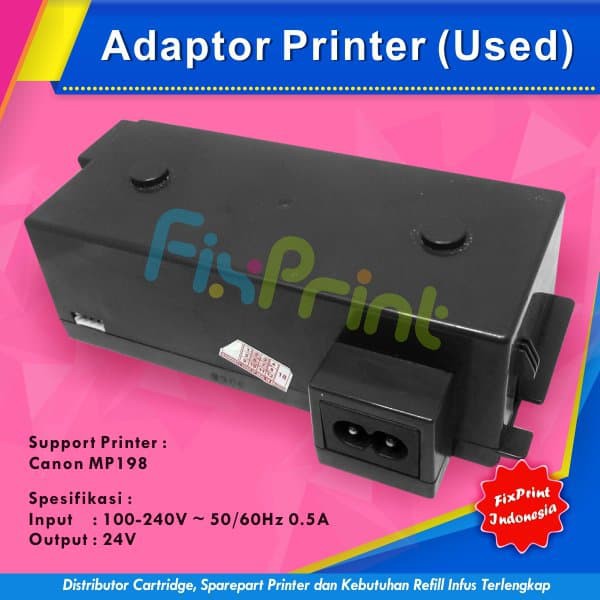 Adaptor Printer Canon MP198- Power Supply Printer Canon MP 198 MP198 FPJNew1908