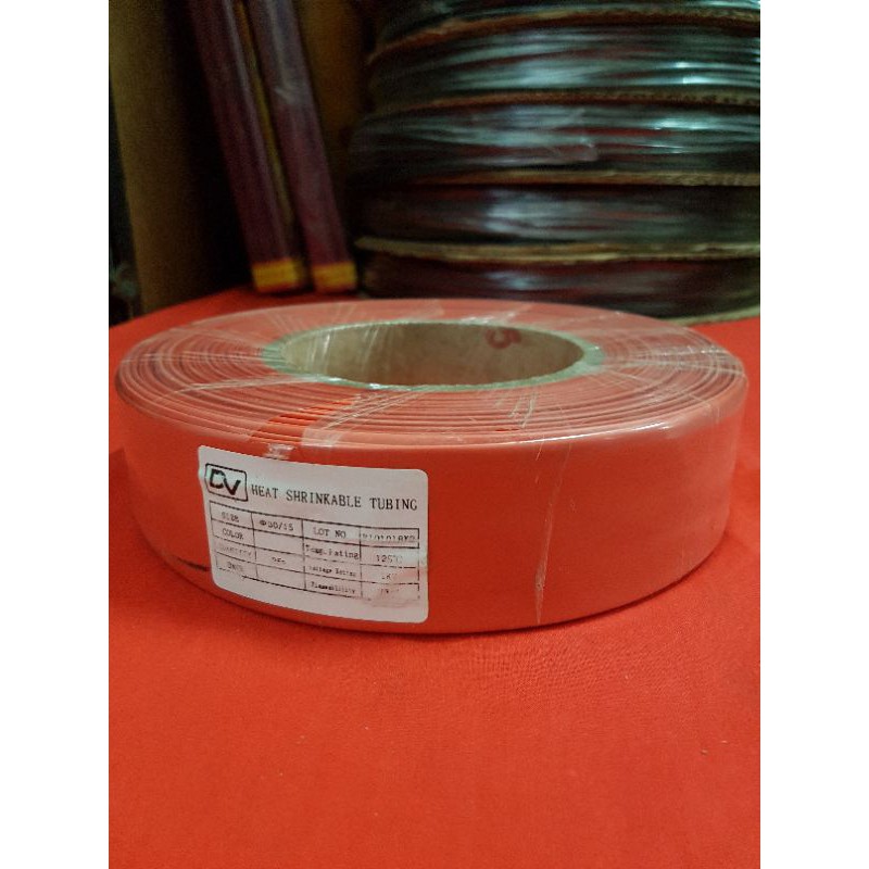 HEATSHRINK 30mm Warna Warni LENGKAP Ecer, Selongsong Selang Bakar ISOLASI BAKAR (1 Meter)