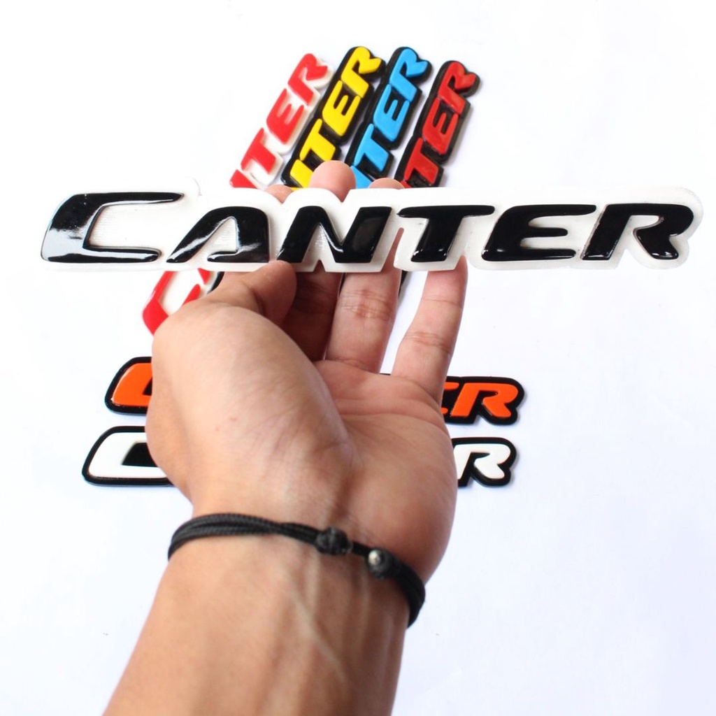 EMBLEM MOBIL HURUF CANTER / EMBLEM MOBIL / AKSESORIS EKSTERIOR MOBIL TULISAN CANTER