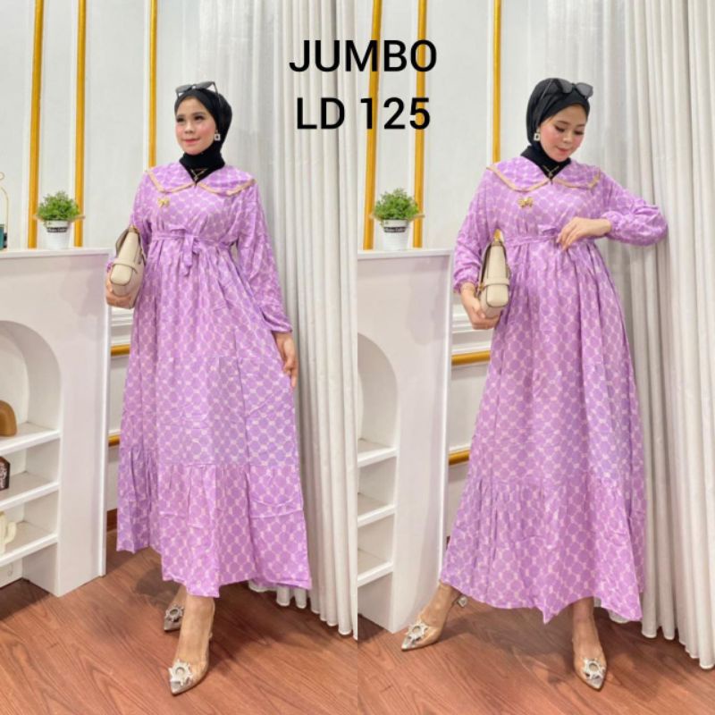 Daster andin Jumbo full kancing | Daster andin ikatan cinta | Daster Jumbo kekinian | Polkadot | sal