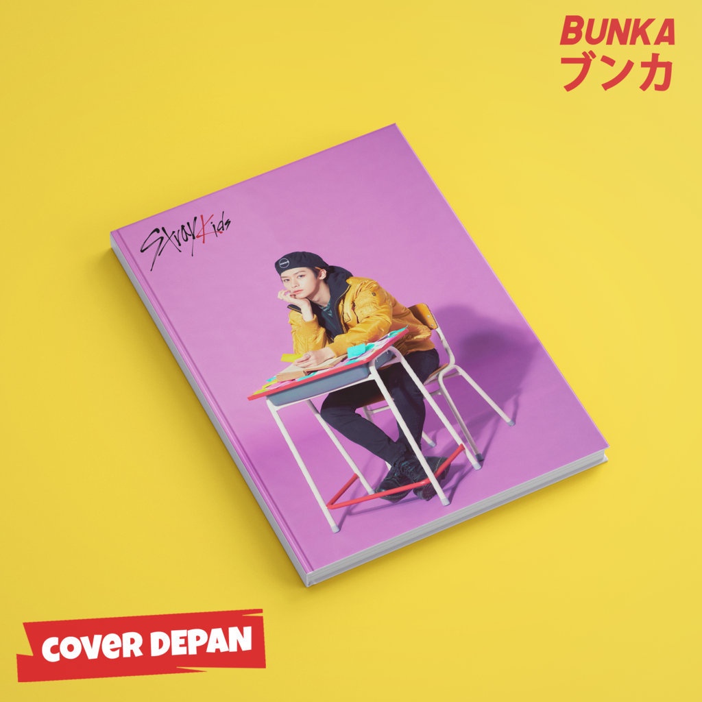 

Notebook KPOP Stray Kids Lee Know Hardcover A5 Buku Tulis Catatan Notes Agenda Planner Jurnal