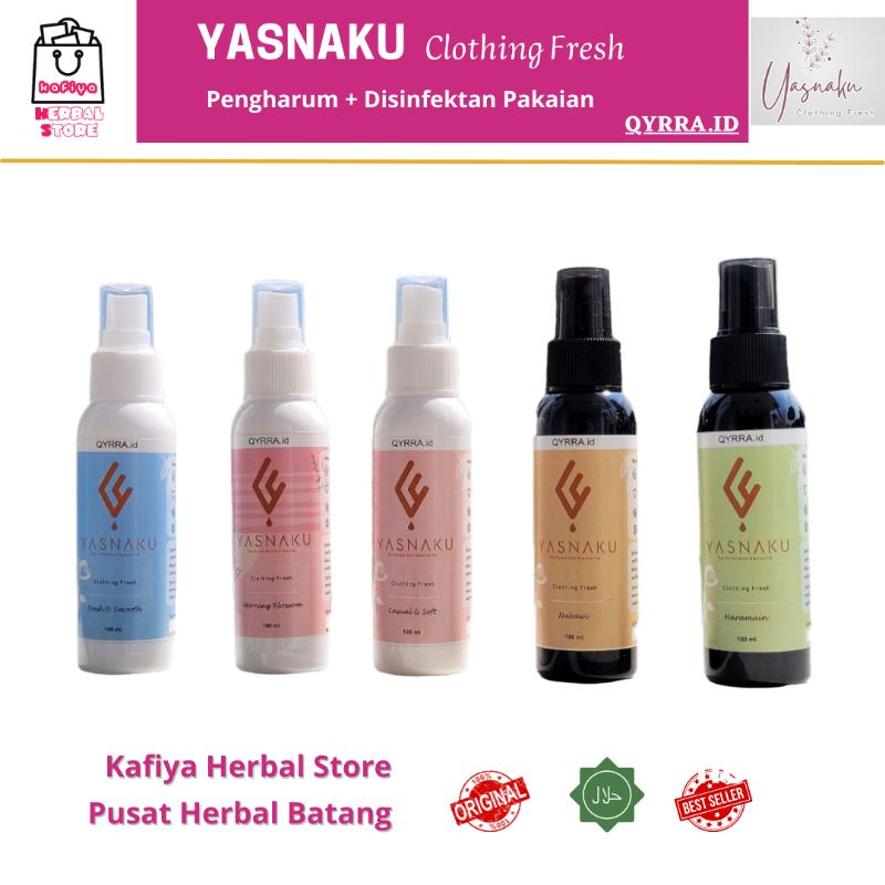 PARFUM SPRAY YASNAKU PRO AKHWAT / PARFUM MUSLIMAH / NON ALKOHOL / NO TABARRUJ /YASNAKU / PARFUM AKHWAT