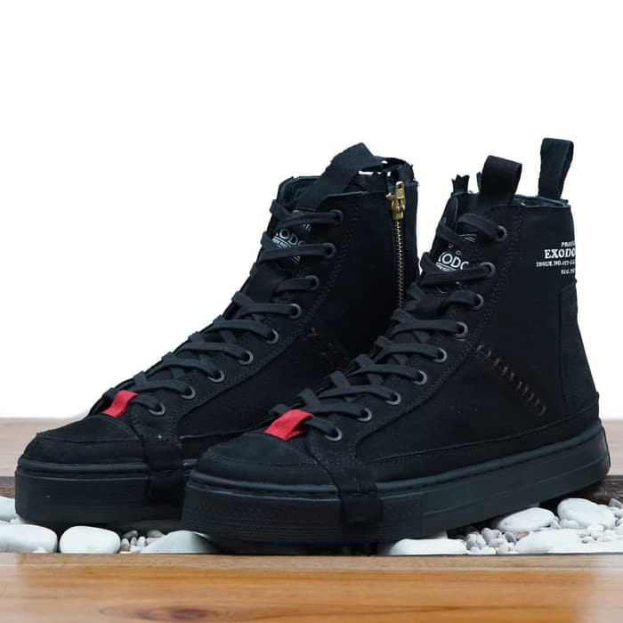 EXODOS GALAN FULL BLACK - Hitam, 39