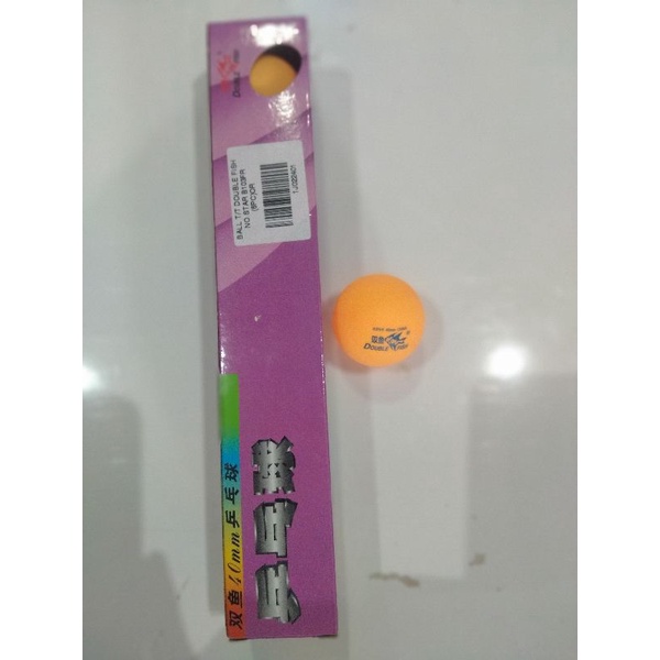 Bola pingpong Double Fish no bintang murah