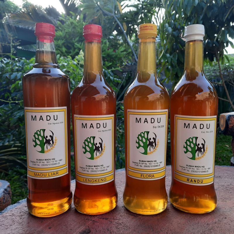 

Madu Randu Flora Karet Lengkeng Liar Perhutani Rumah Madu HQ Murni Asli 650ml