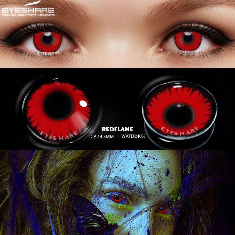 [✅COD] Softlens cosplay manga anime Naruto halloween Lensa Kontak DIA 14.5MM