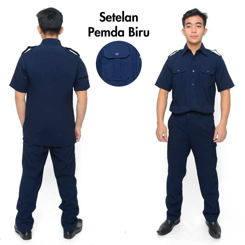 Pdh pria seragam dinas Dongker pria baju ASN seragam PNS baju dinas kantor
