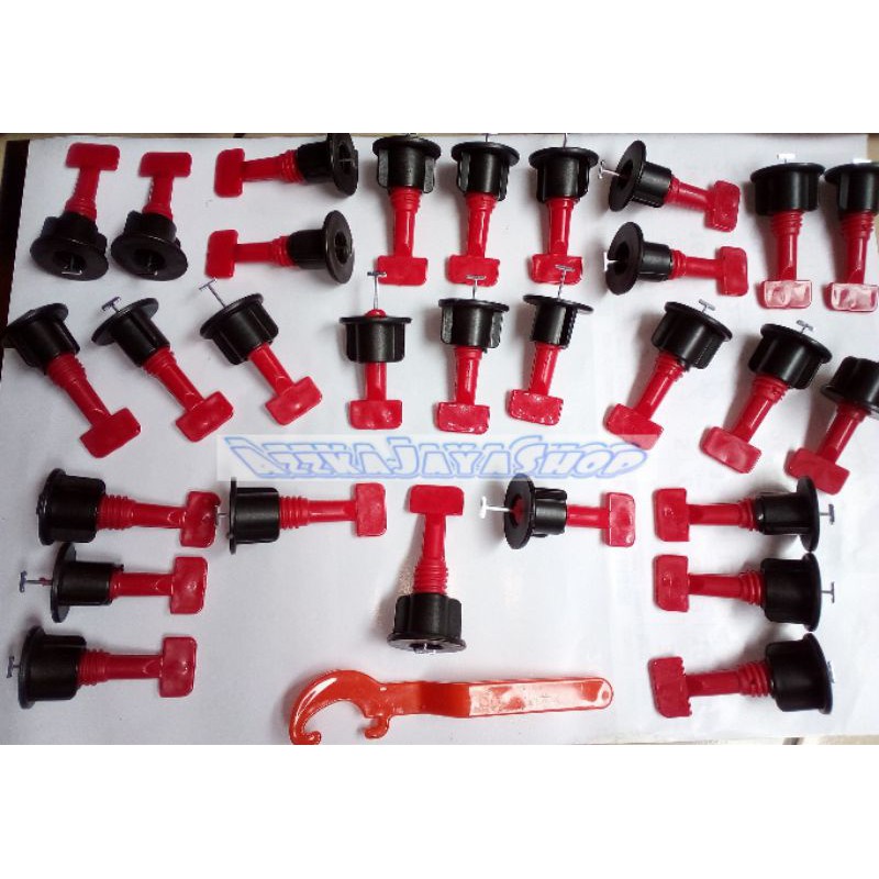 Alat Perata Keramik: 51pcs T-lock Pliers Tool Level Master Tile Leveling System