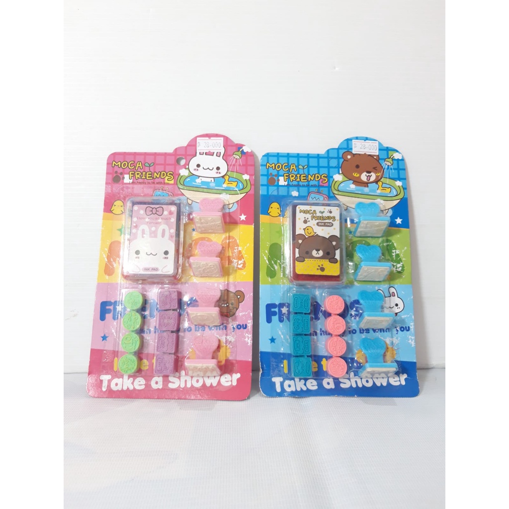 Mainan Stamp Moca Friends Stempel