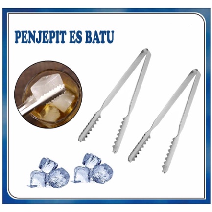 JEPITAN ES BATU STAINLESS / ALAT CAPITAN JEPITAN GORENGAN KUE PENJEPIT MAKANAN SERBAGUNA