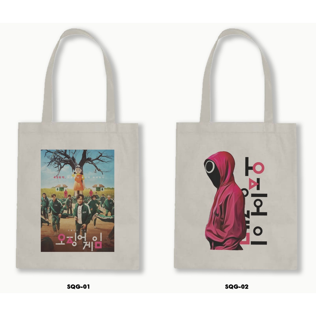 TOTE BAG BLACU - SQUID GAME