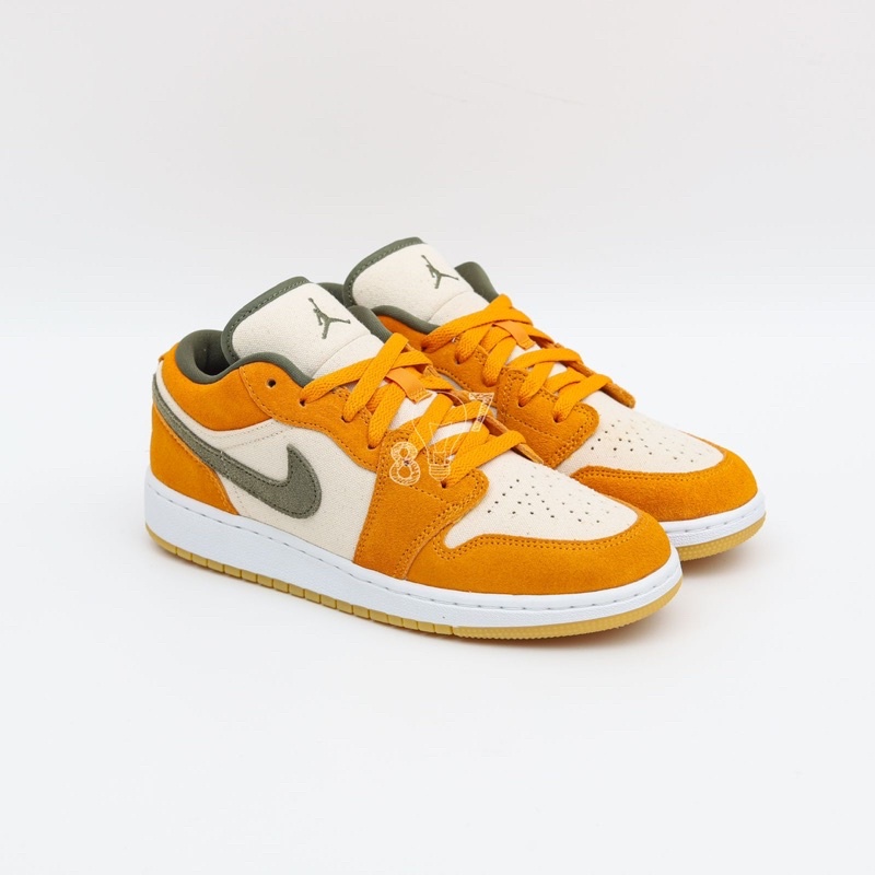 Air Jordan 1 Low Light Curry GS Women