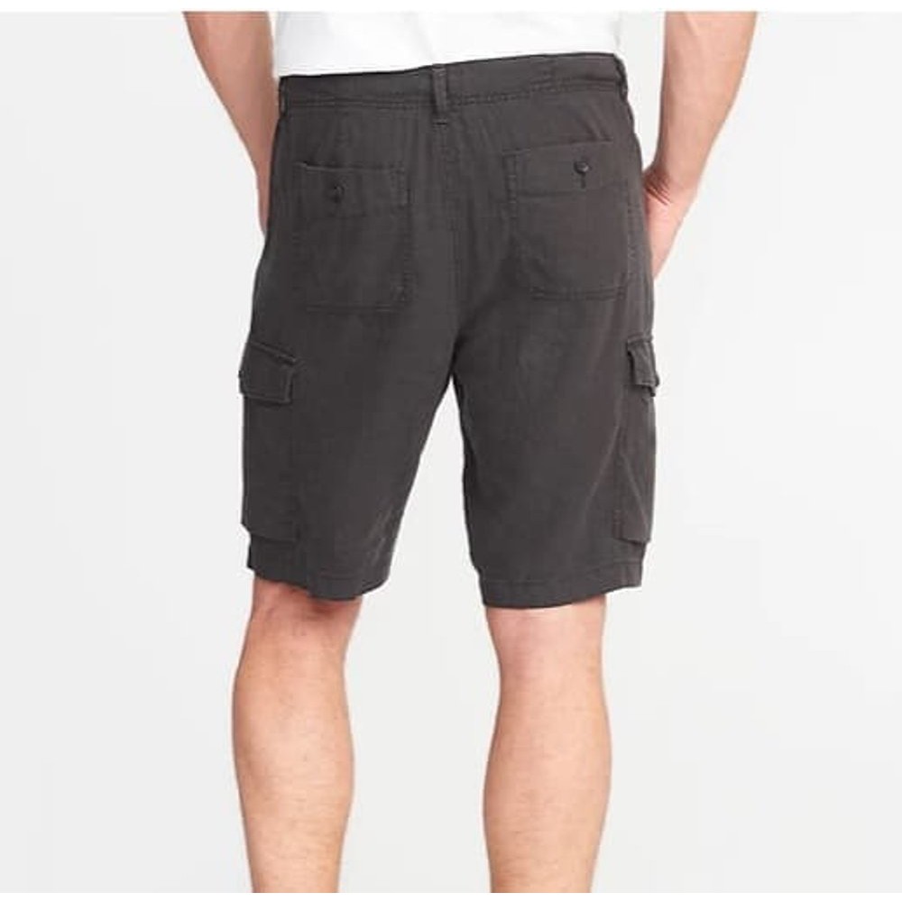 LIMITED  Celana Cargo Pendek Big Size - OLD NAVY Linen-Blend Cargo Shorts  TERBARU