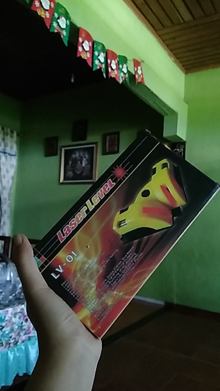 Laser Line Square 2 Garis- Alat Ukur Lantai Permukaaan Siku, Kelurusan Meteran Lantai