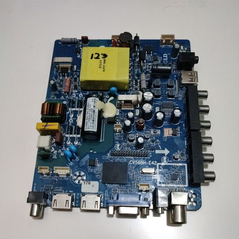 mb mainboard mesin tv led sharp 24d123