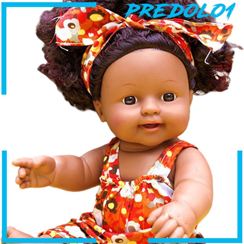 [PREDOLO1] Realistic Baby Doll with Speak Function DIY Curly Vinyl Baby Doll for Girl