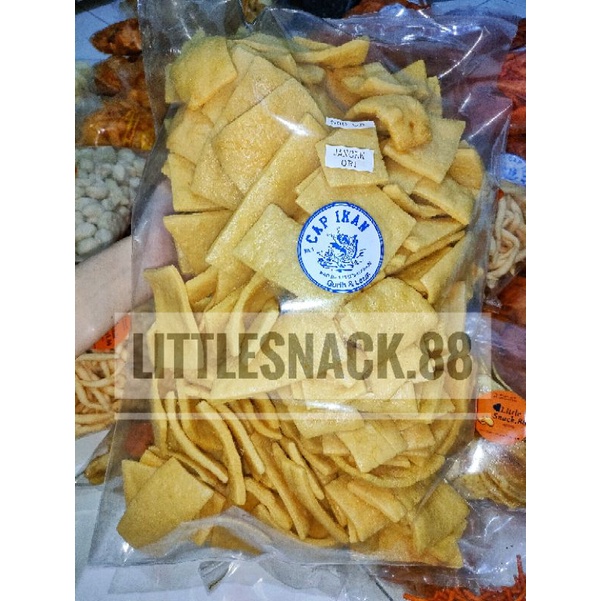 

KERUPUK CAP IKAN JANGEK // KERUPUK TAHU ORI 500GR