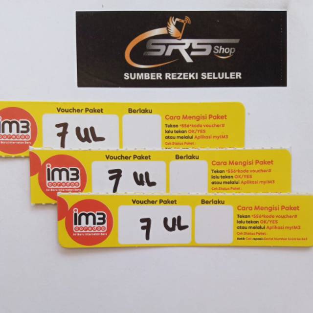 VOUCHER INDOSAT 35 GB UNLIMITED, PROMO SRS SHOP