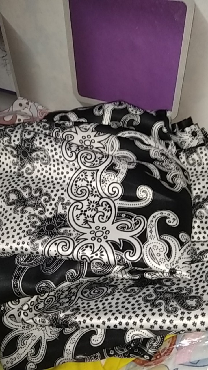 Three In One & Plaid Skirt ( 1 Set Batik Satin Atasan Dan Rok ) Sale // Clothtowear