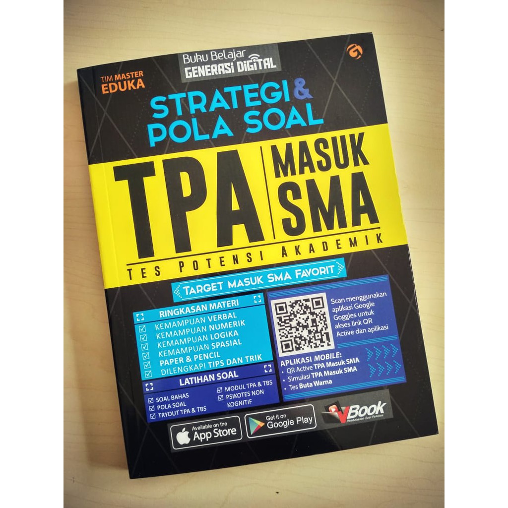 Buku Tes Masuk Sma Strategi Pola Soal Tpa Masuk Sma Shopee Indonesia