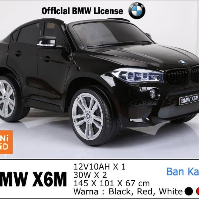 Mobil Mainan Aki BMW X6 M Lisensi mobil aki mainan anak
