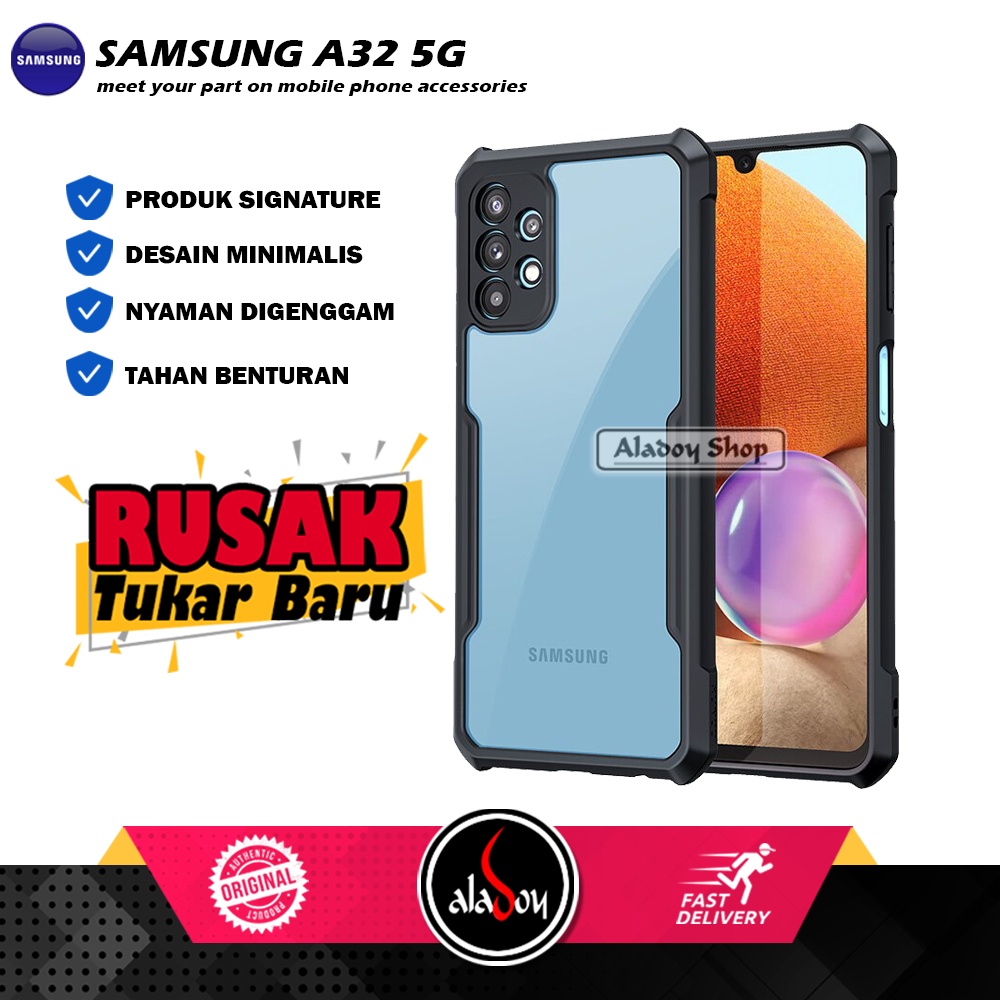 Case SAMSUNG A32 5G Armor Shield Shockproof Airbag Transparent Premium Softcase