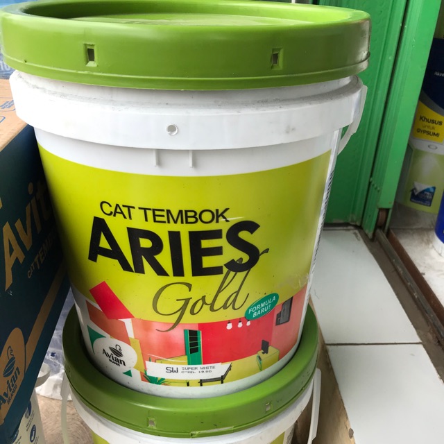Cat tembok Aries Gold 18 kg / pail