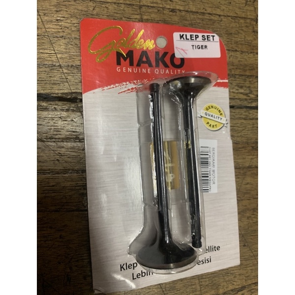 KLEP TIGER KLEP SET HONDA TIGER MERK MAKO